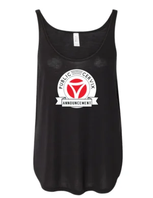 PCA Flowy Tank with Side Slit Black