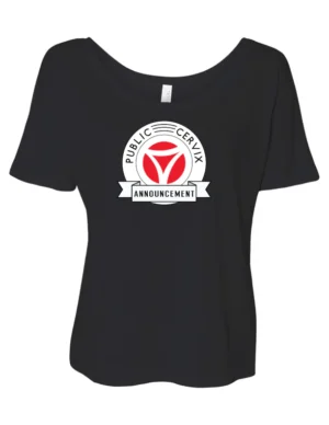 PCA Slouchy Tee Black